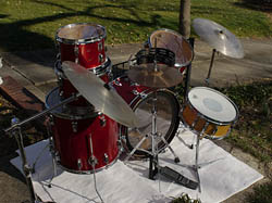 Vintage 5 Piece Ludwig Drum kit
